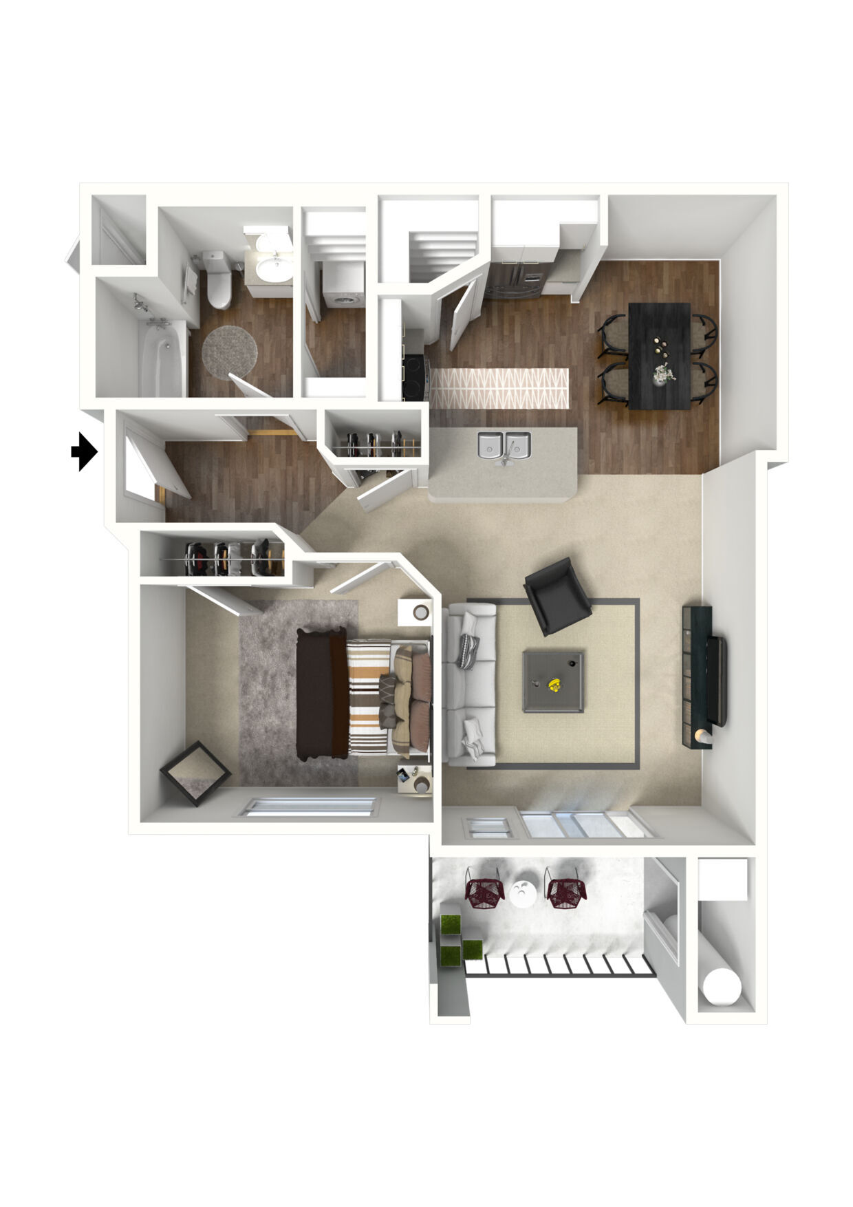 Steeplechase Apartments – A-401