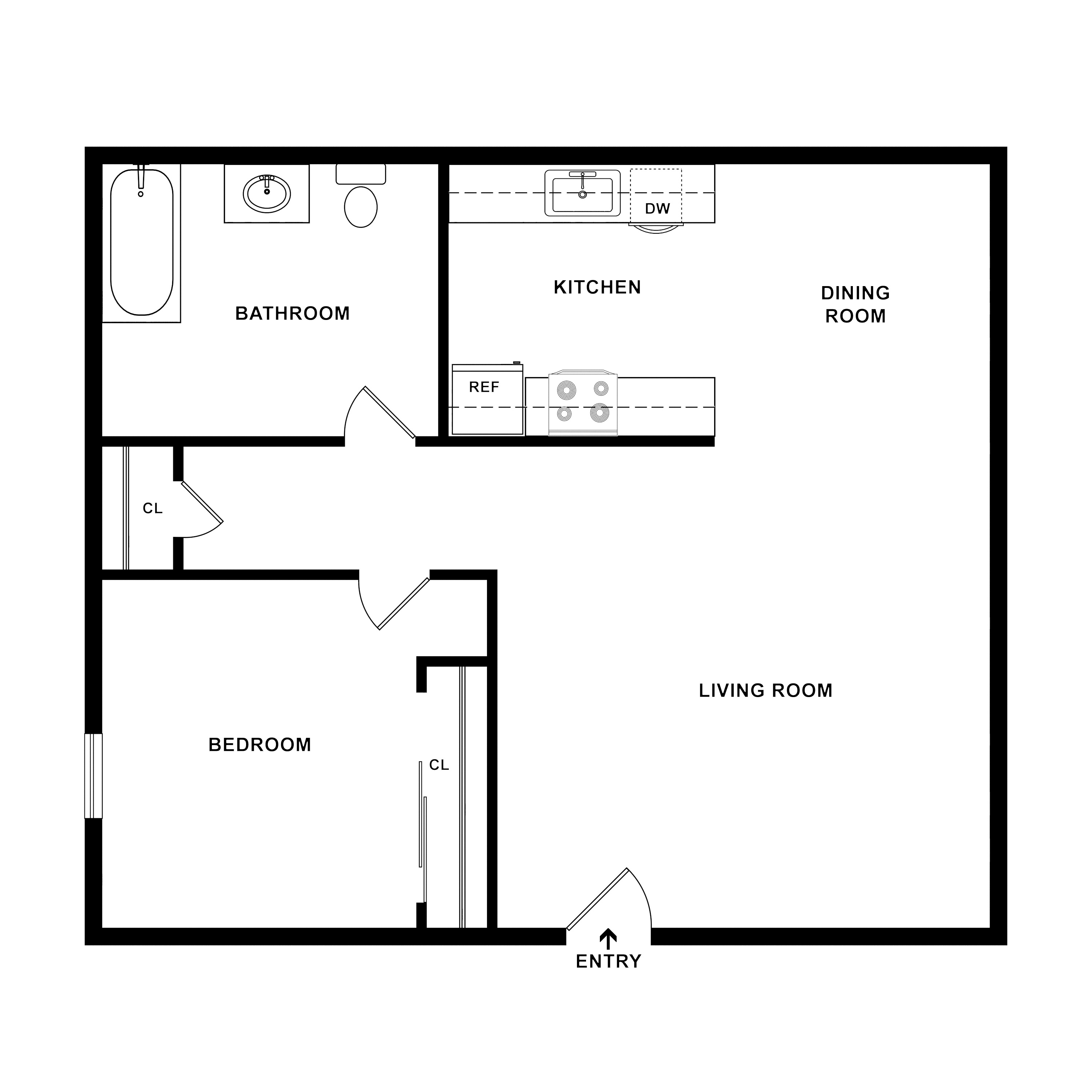 Sunland Park Apartments – One Bedroom