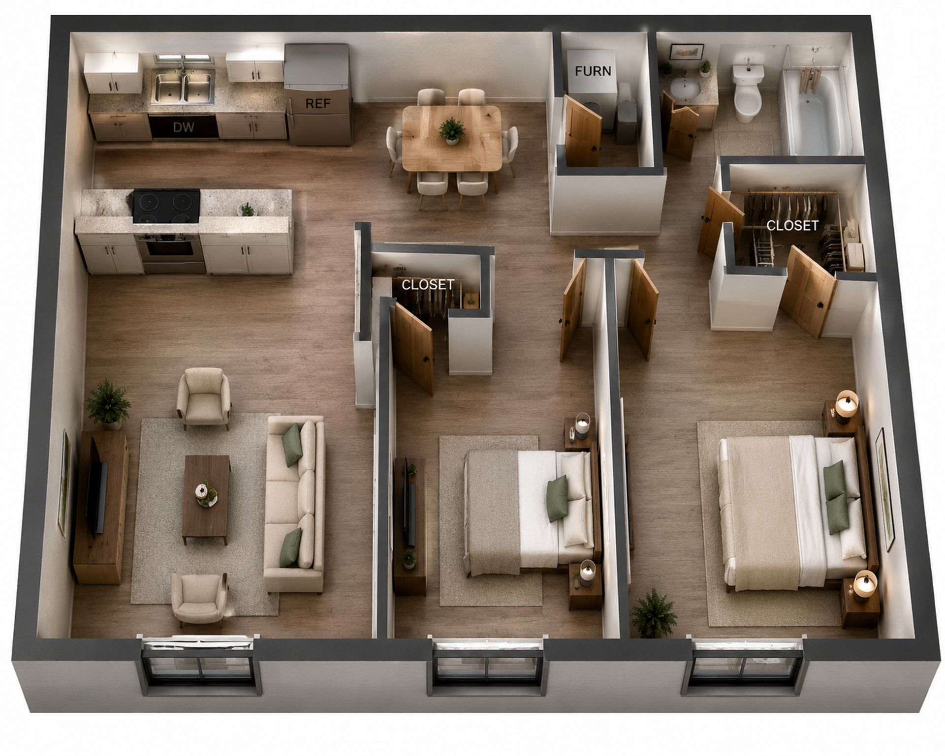 North Park Apartments – 208