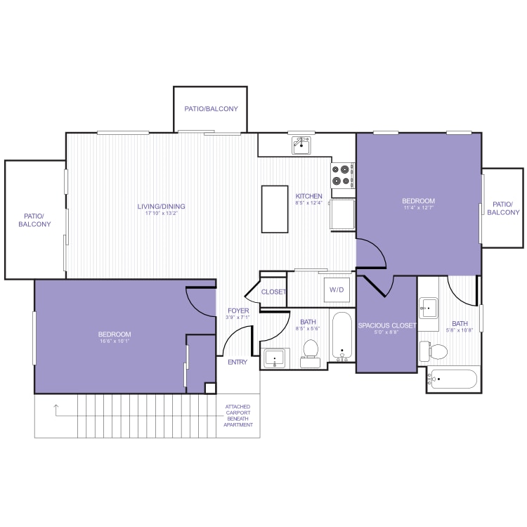 Violet on Broadway Apartment Homes – C1201