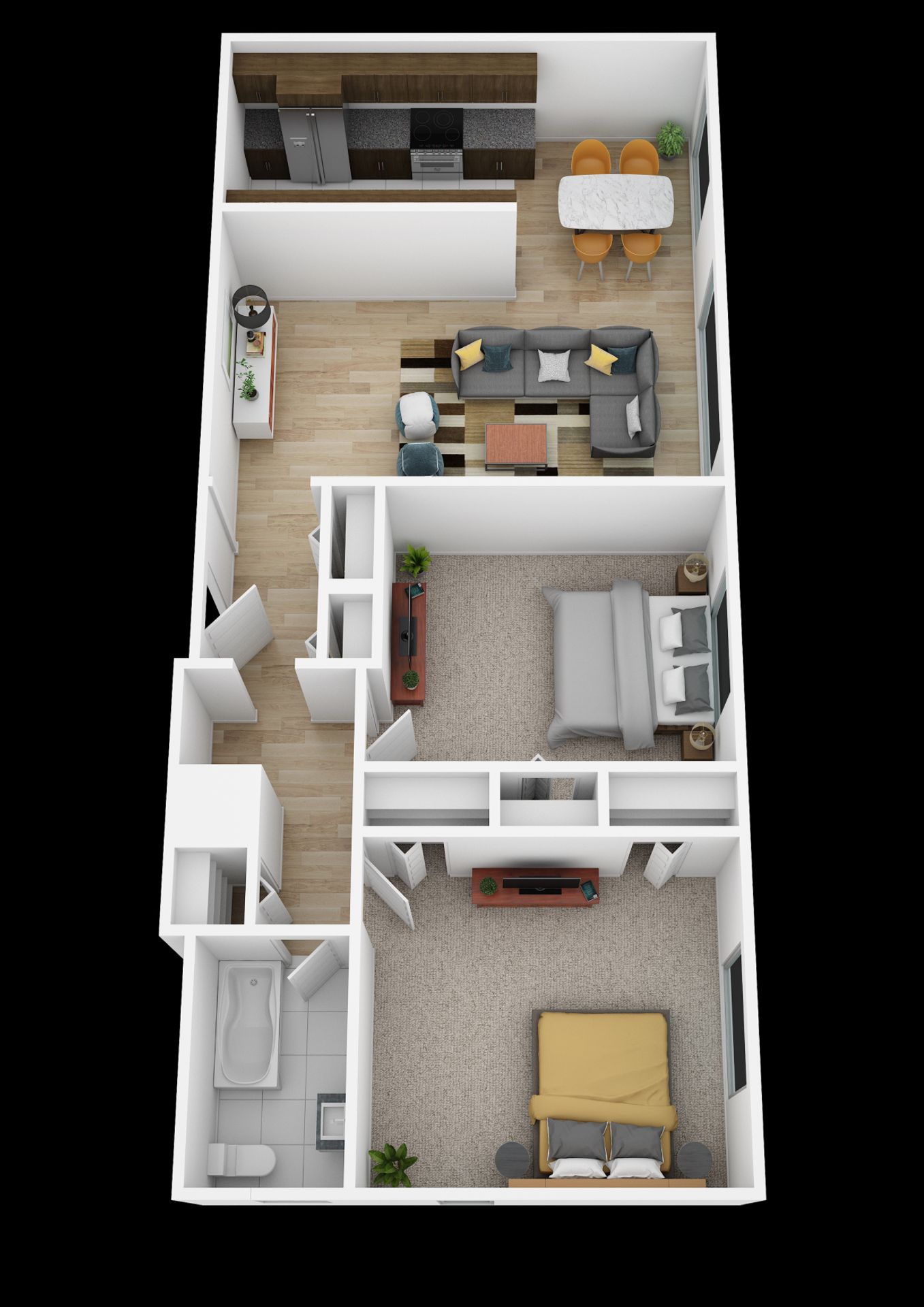 Shaker Lakes Apartments – 2 beds, 1 bath, $1000