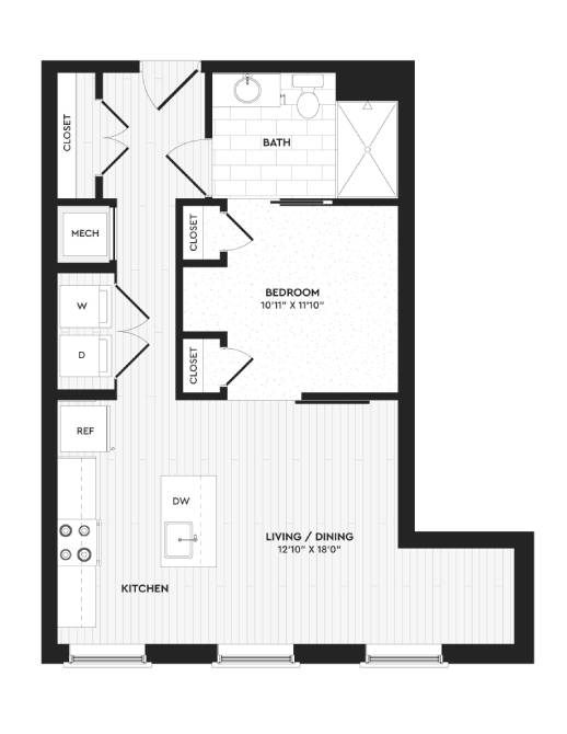The Anchorage – S1a | Studio | 1 Bath