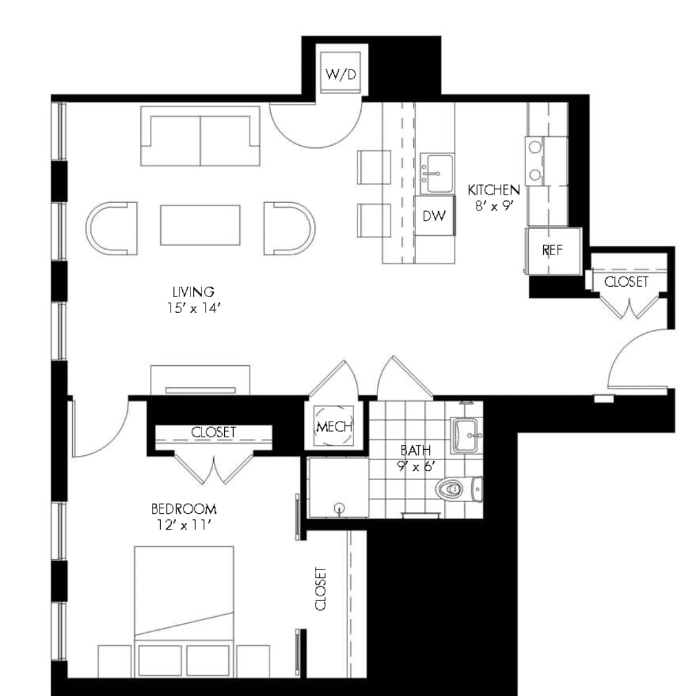 Square 50 Apartments – A5 60%