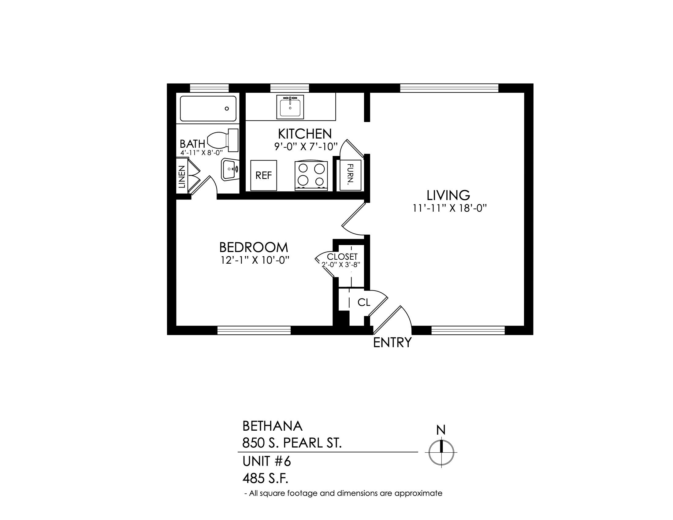 The Bethana Apartments – 1 Bedroom