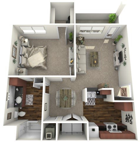 Southwest Pines – 1 Bed, 1 Bath (60% Income Restricted)