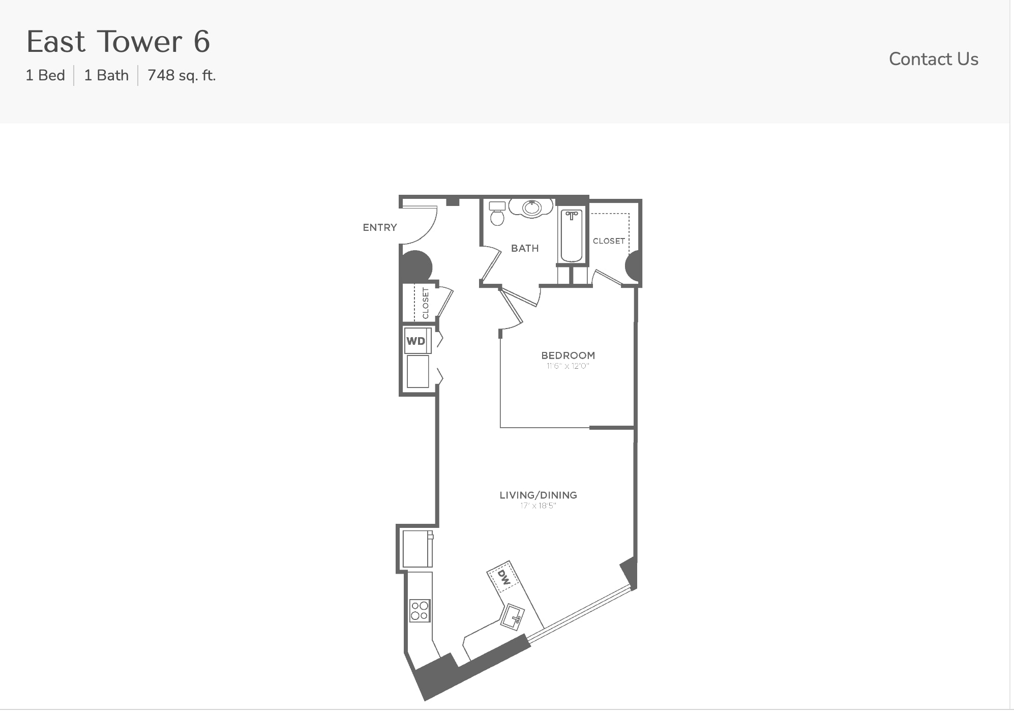 Residences at 1 Brown – 206