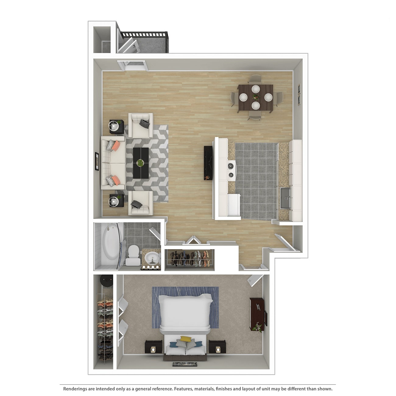 Laurel Park – 1 bed, 1 bath, $1299