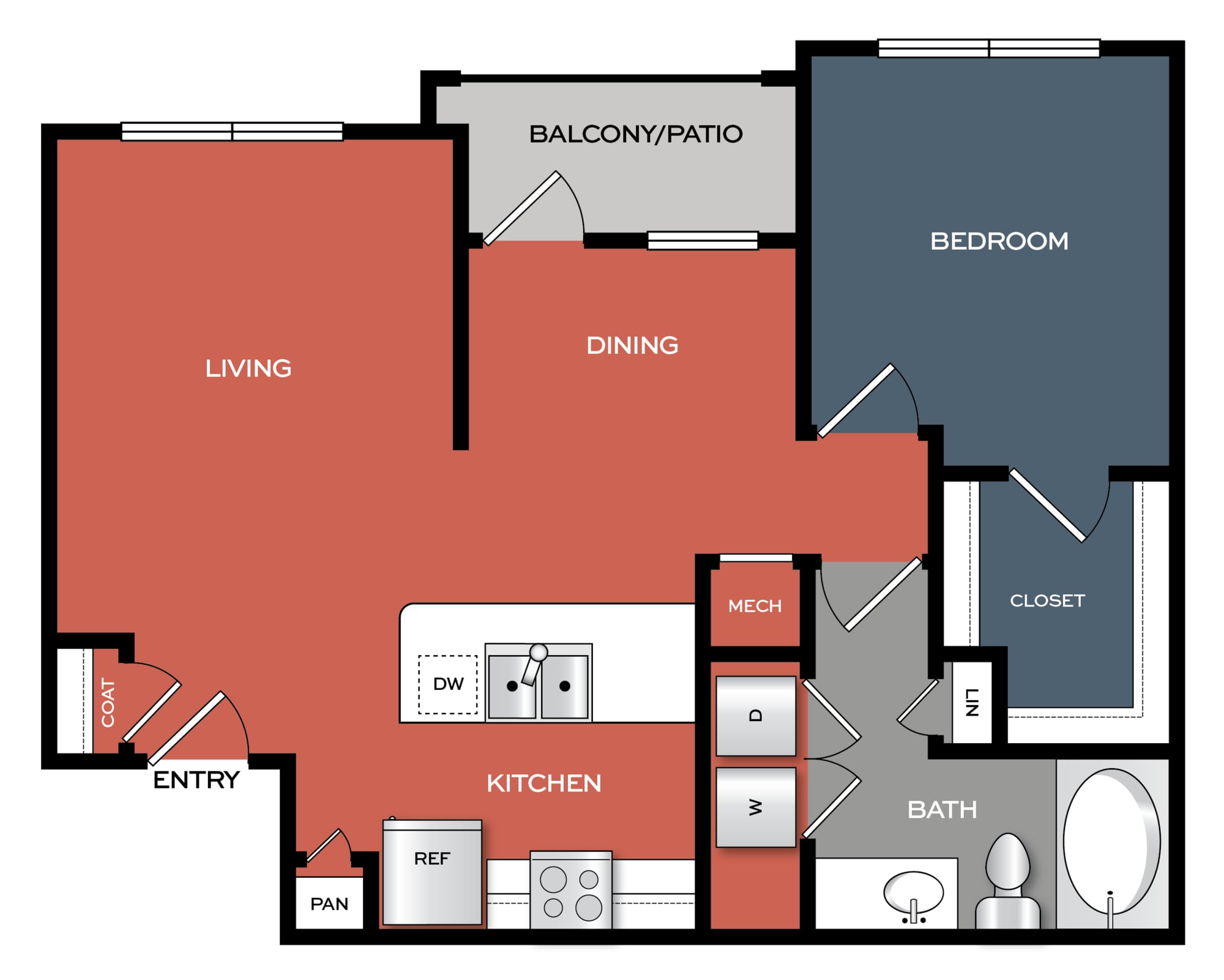Tradewinds Apartments – E-309