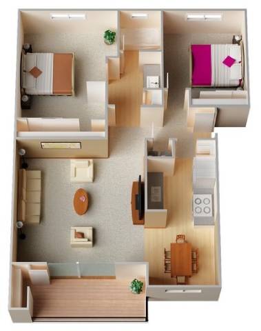 Sunnyvale Crossings – Two Bedrooms, One Bath Income Restricted