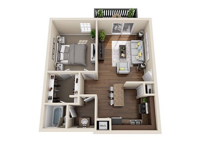 Ascot Place – 1 bed, 1 bath, $720