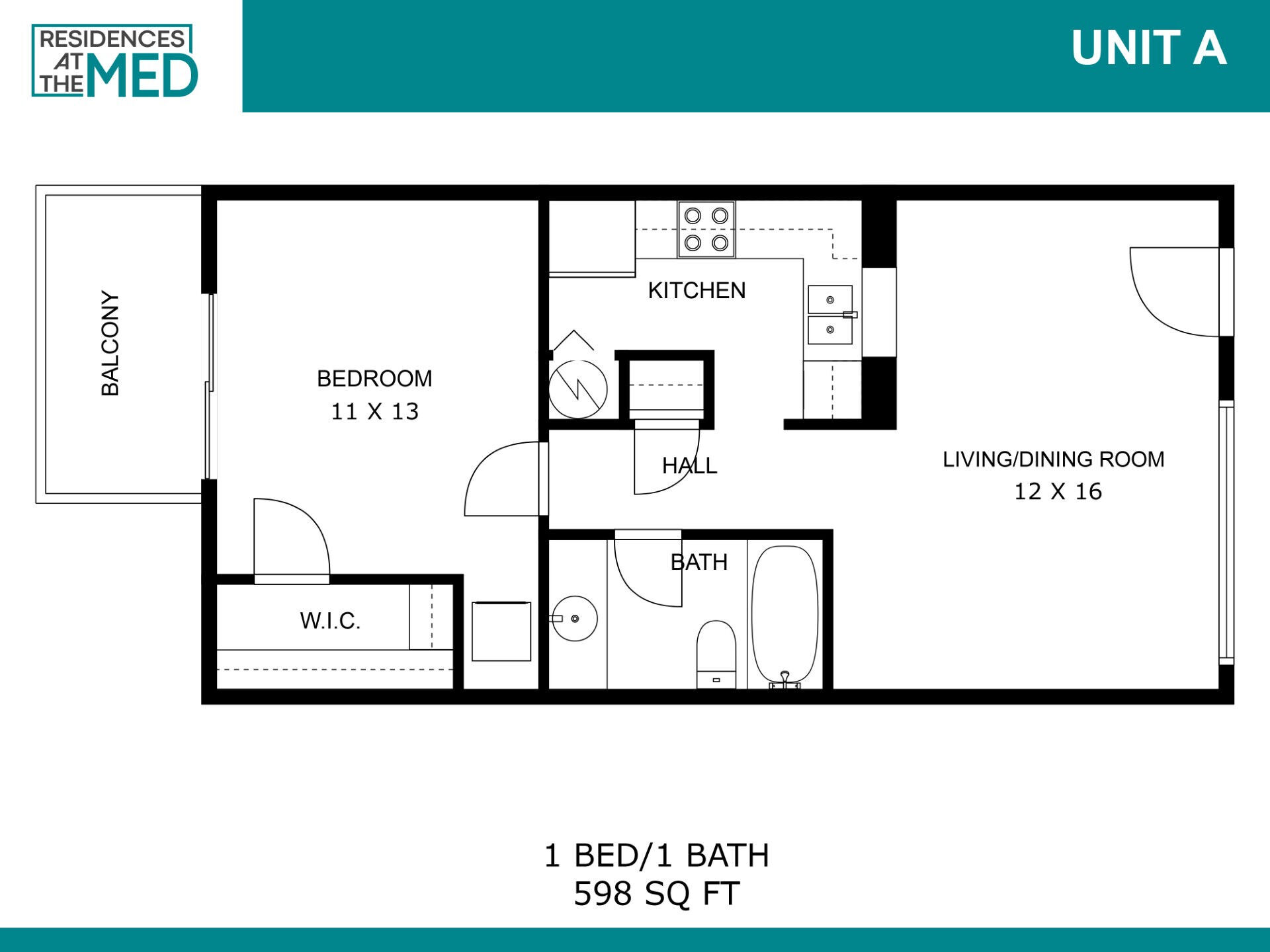 Residences at the Med – 1709