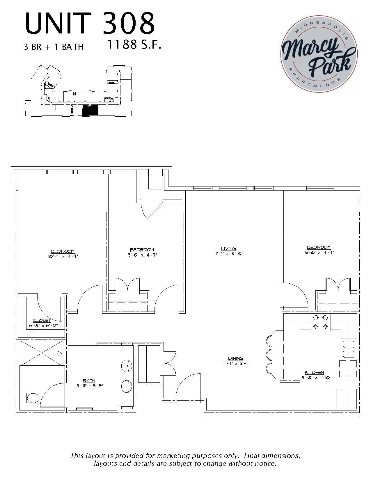 Marcy Park Apartments – 308