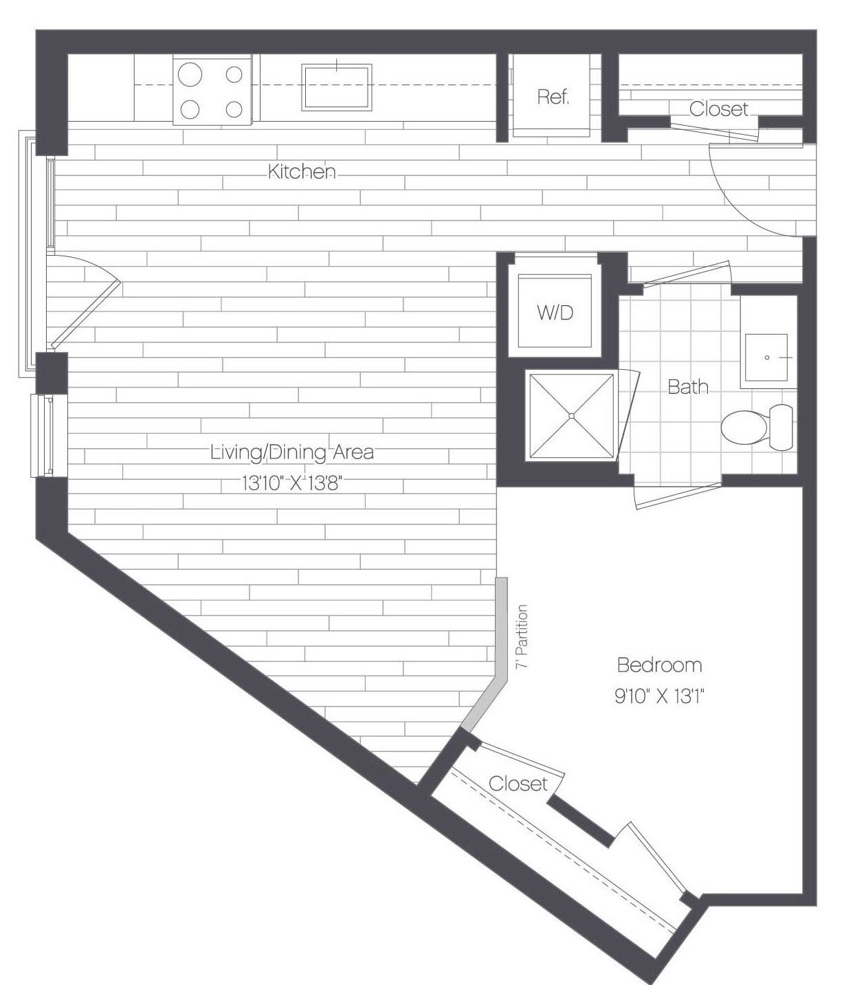 19Nineteen Clarendon Apartments – 326
