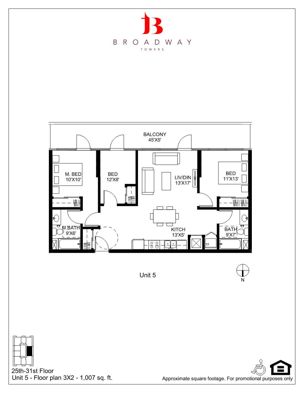 Broadway Towers – 2605