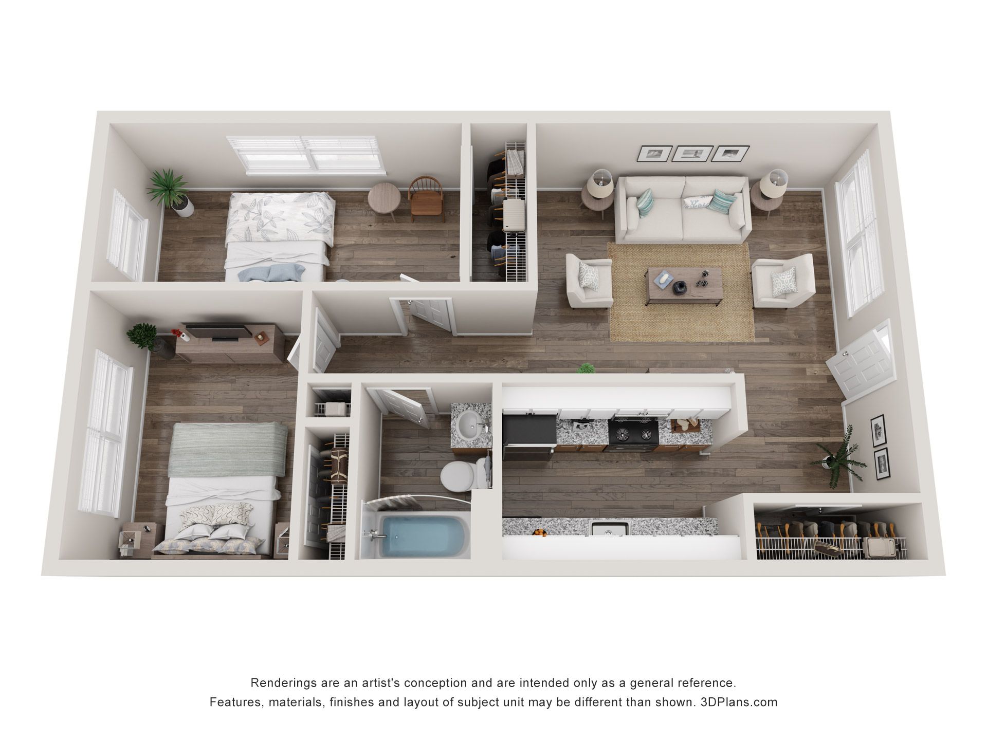 Stillwater Cove – 2 beds, 1 bath, $1525