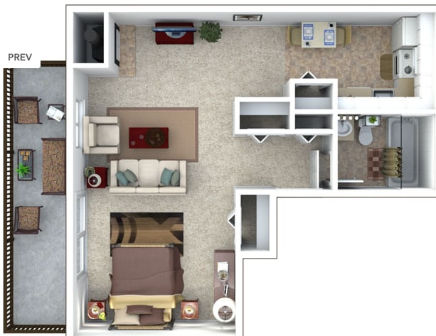 The Lodge Apartment Homes – F414