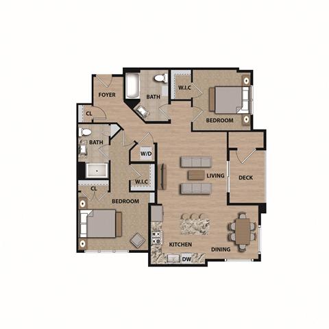 21 East Apartments – A302