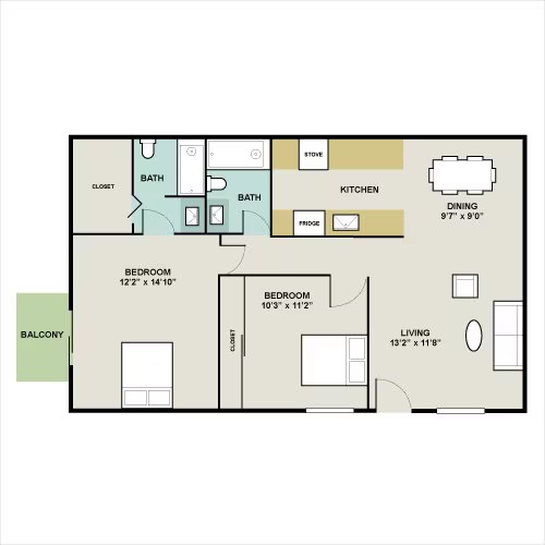 Lakewood Apartments – 406