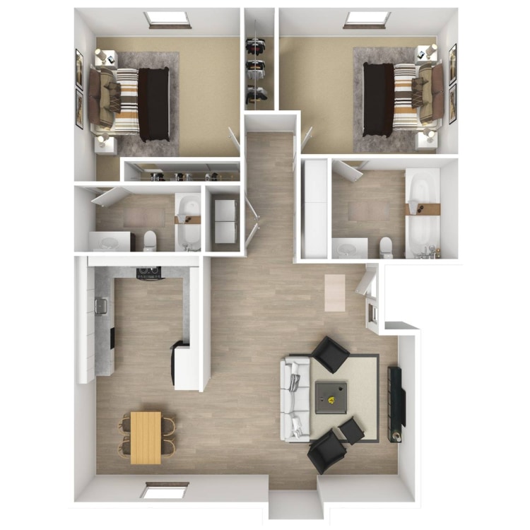Elan Park Place Carlsbad Apartment Homes – 2 Bed 2 Bath A