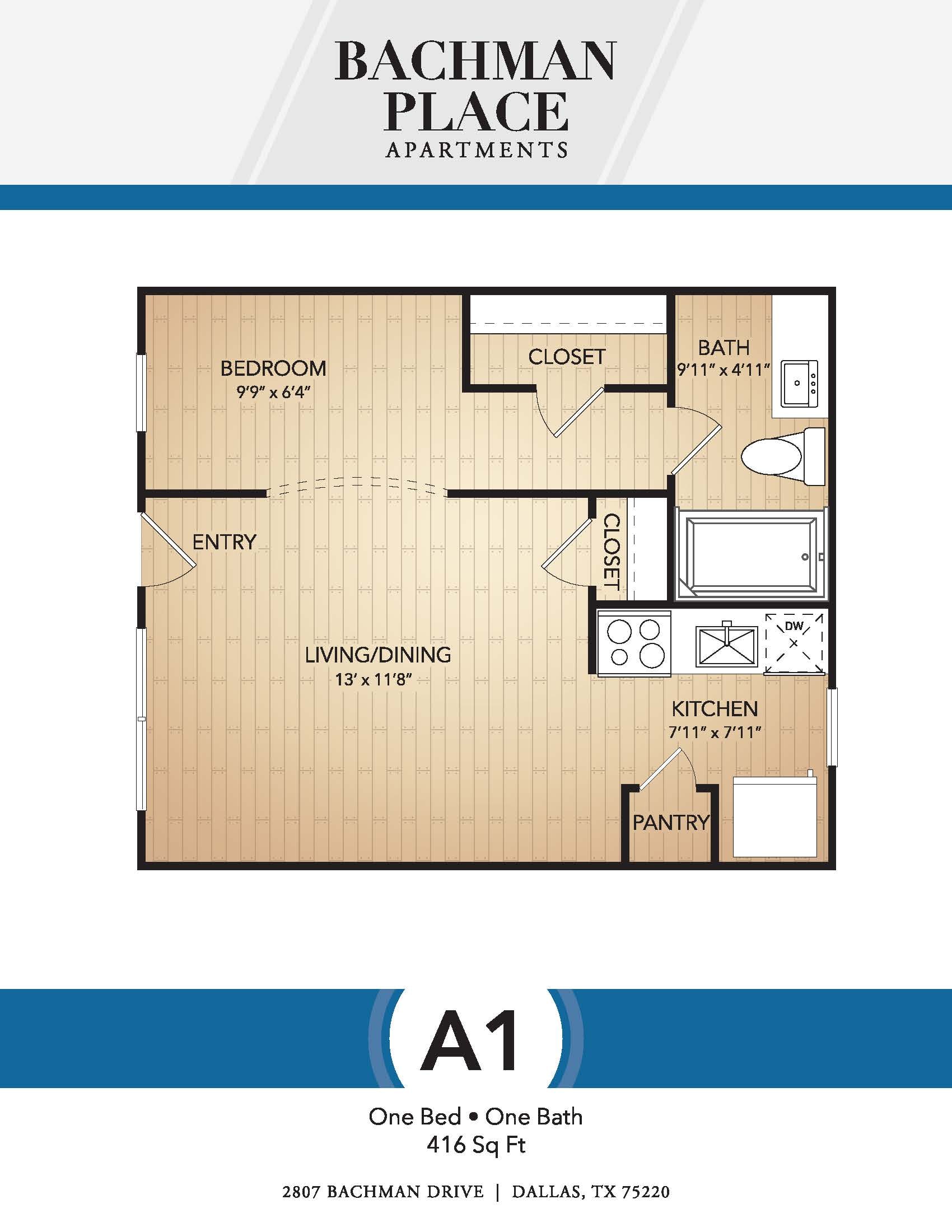 Bachman Place Apartments – 1-105