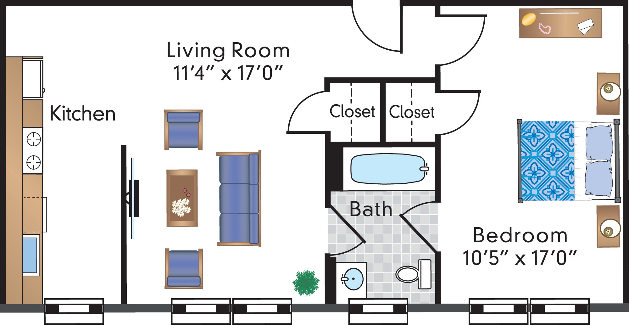 The Parkway Apartments – 206