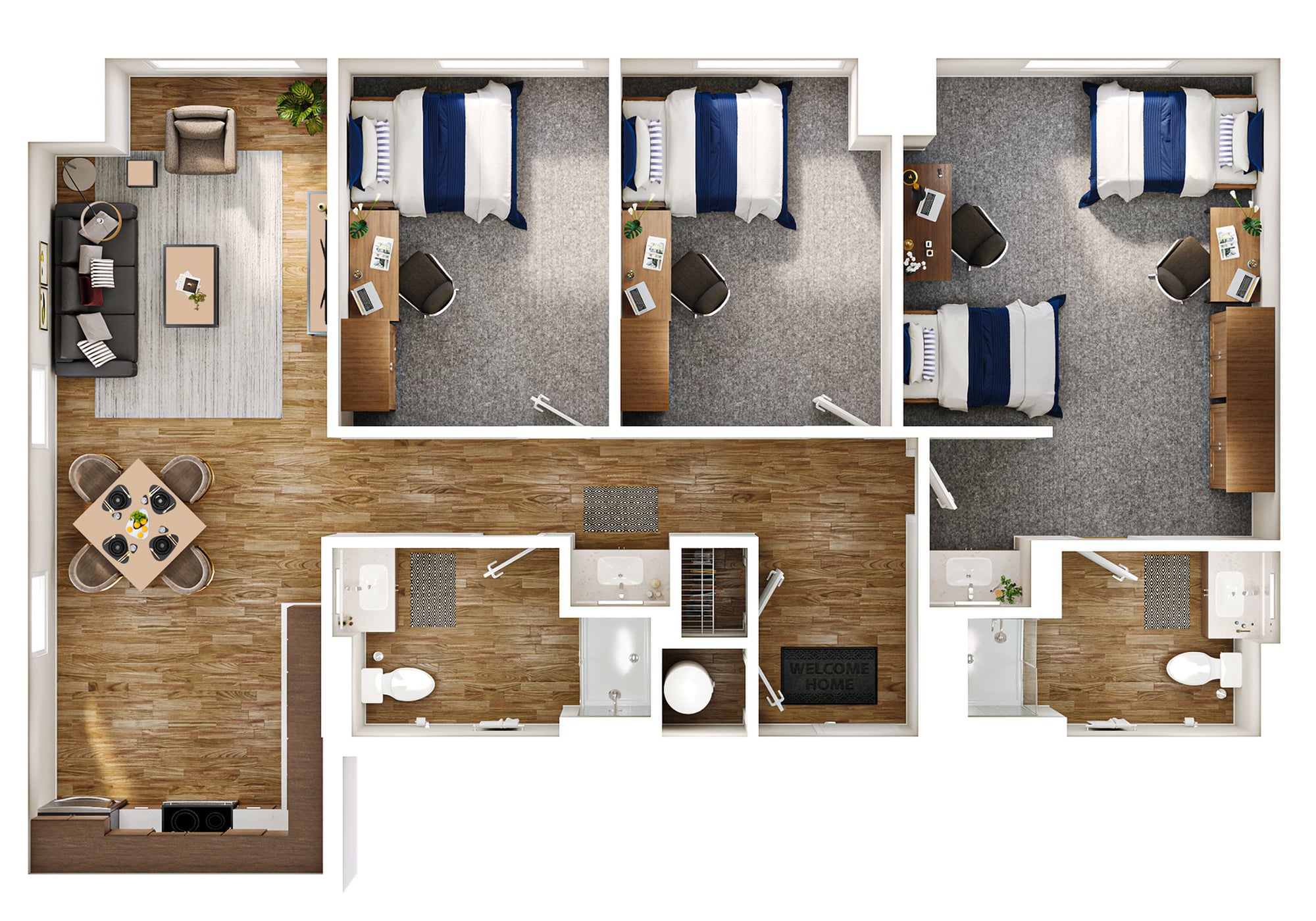 View – 3BR/2BA