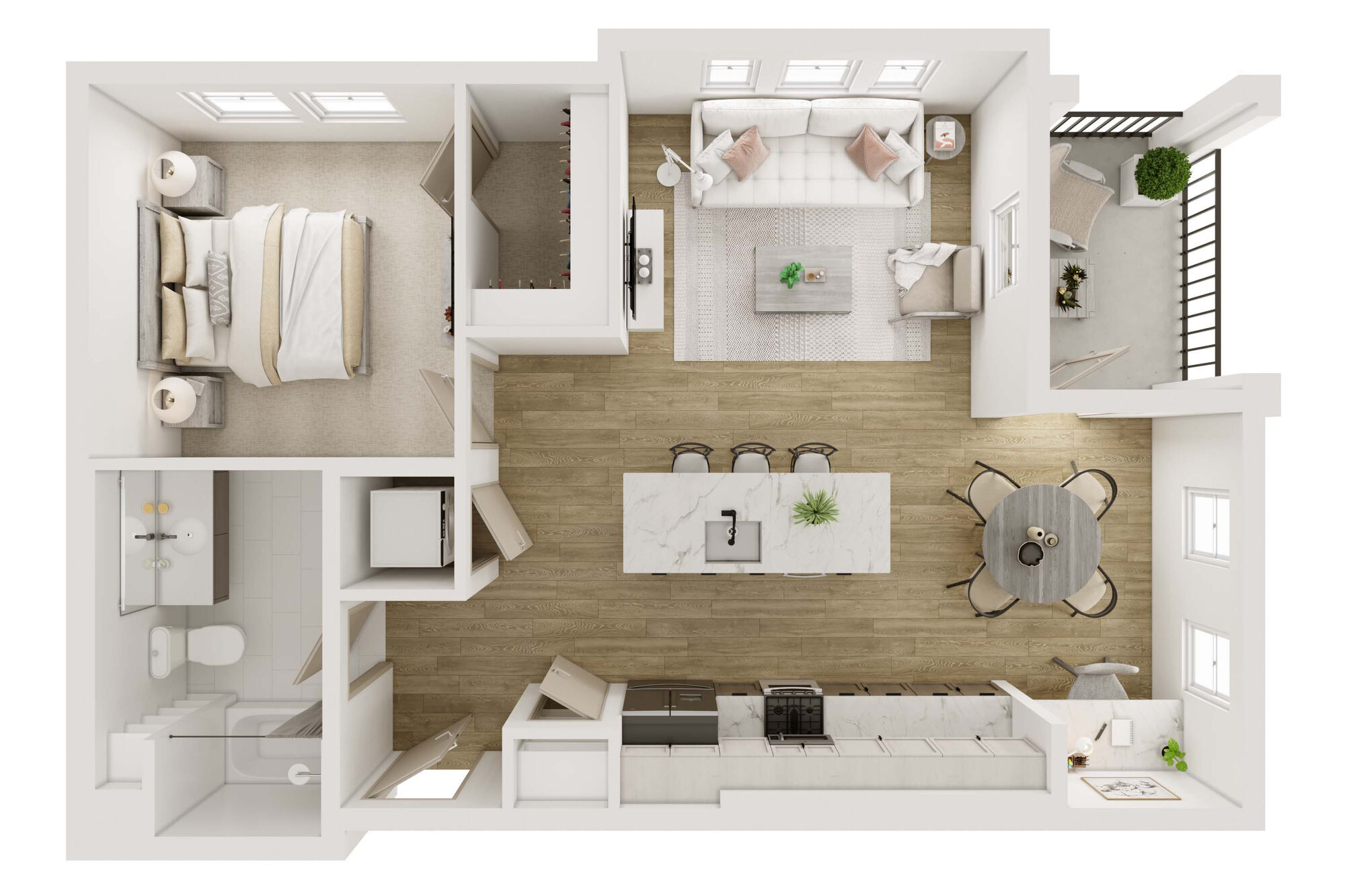 Broadstone Villas – 1BD 1BTH A1