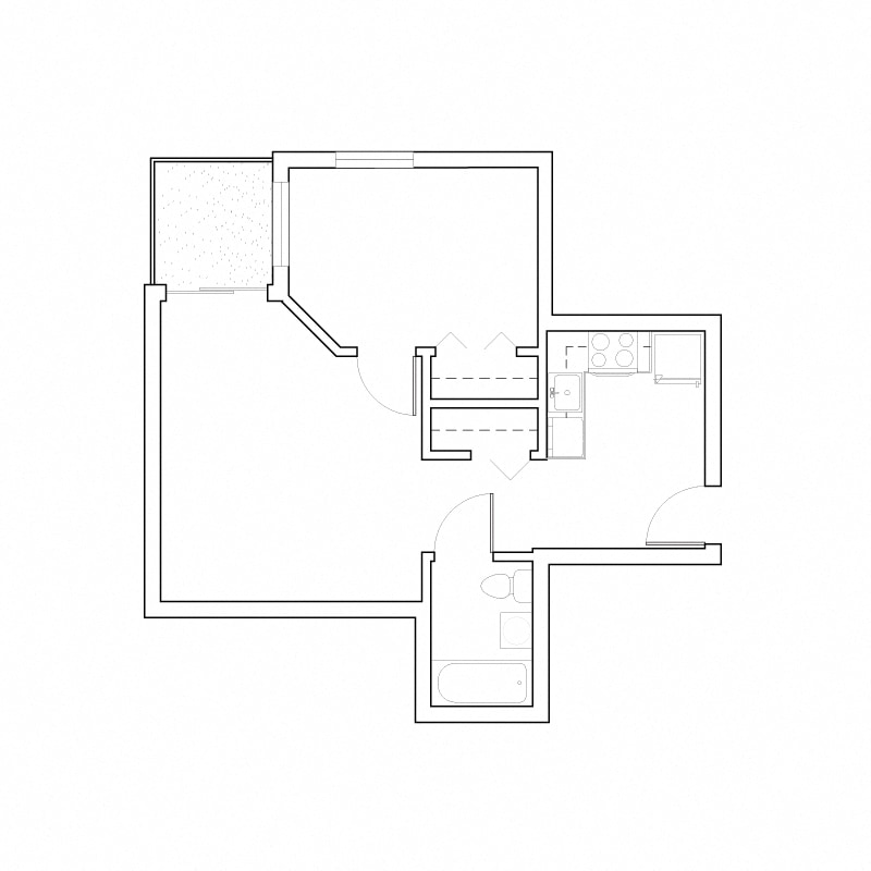 Rubix – Vintage 1 Bedroom A