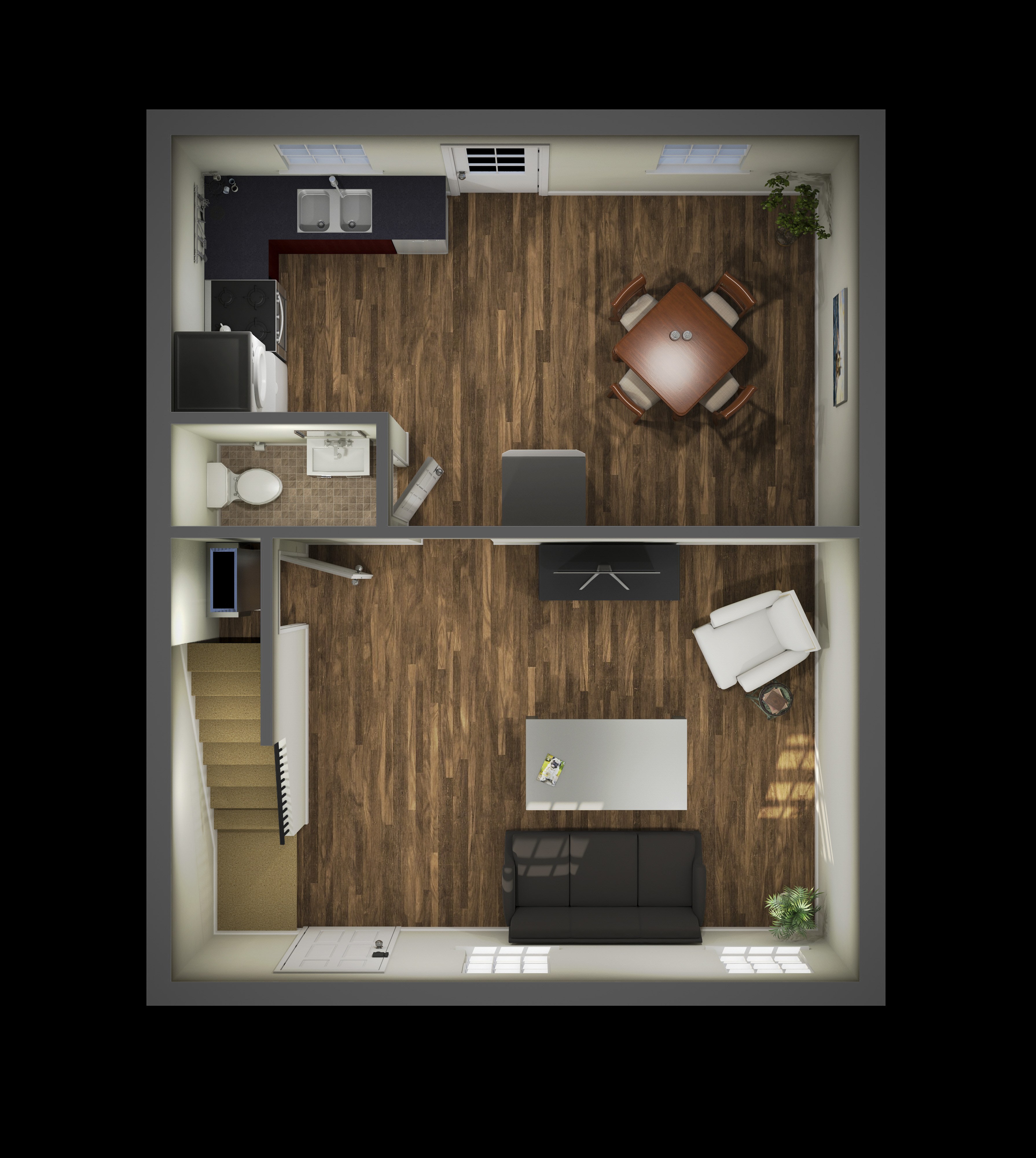 Highland Woods – Two Bedroom Townhouse / Phase 2