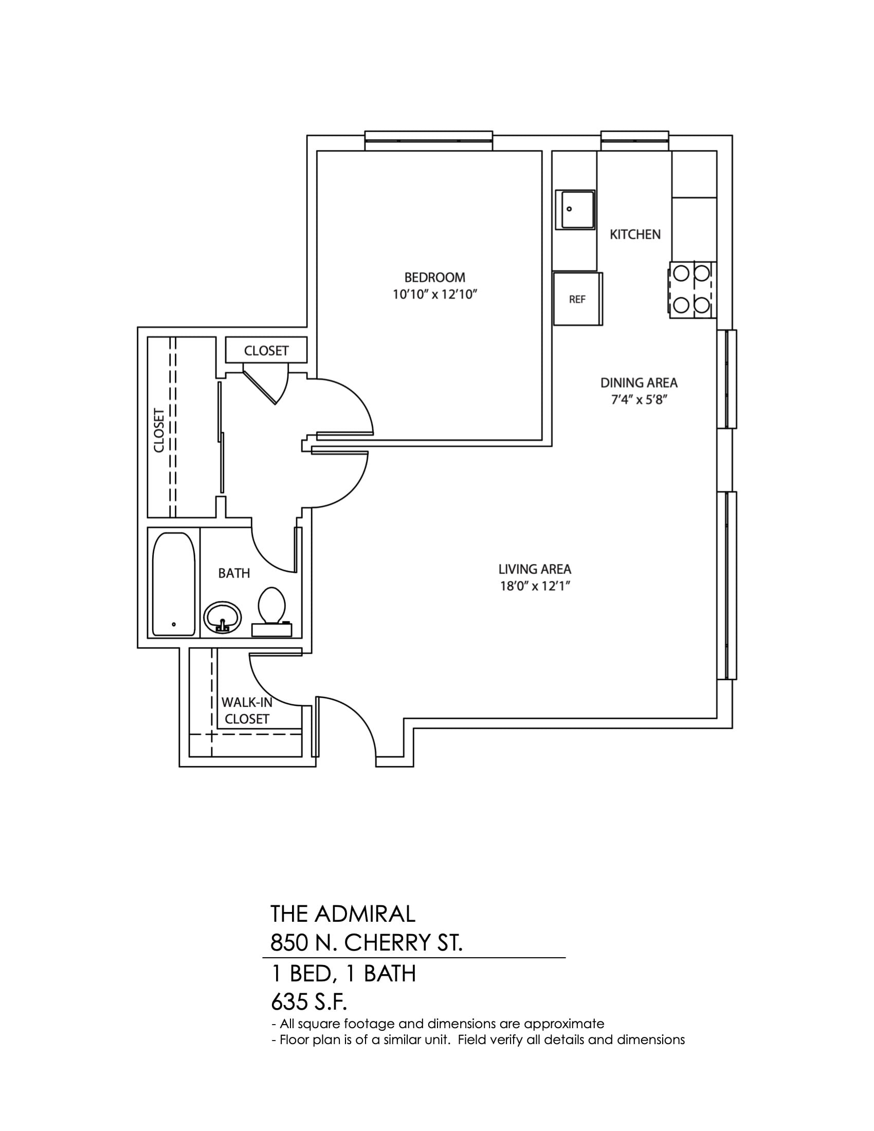 Admiral Apartments – 307