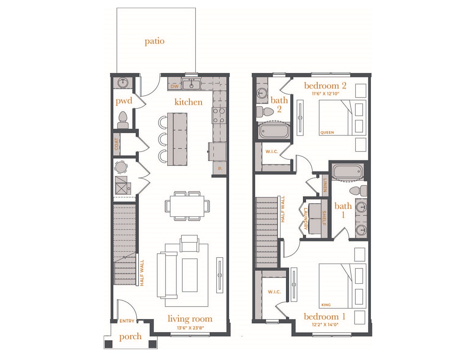 Valera Riverside – 2 Bed, 2.5 Bath AT (80% Income Restricted)