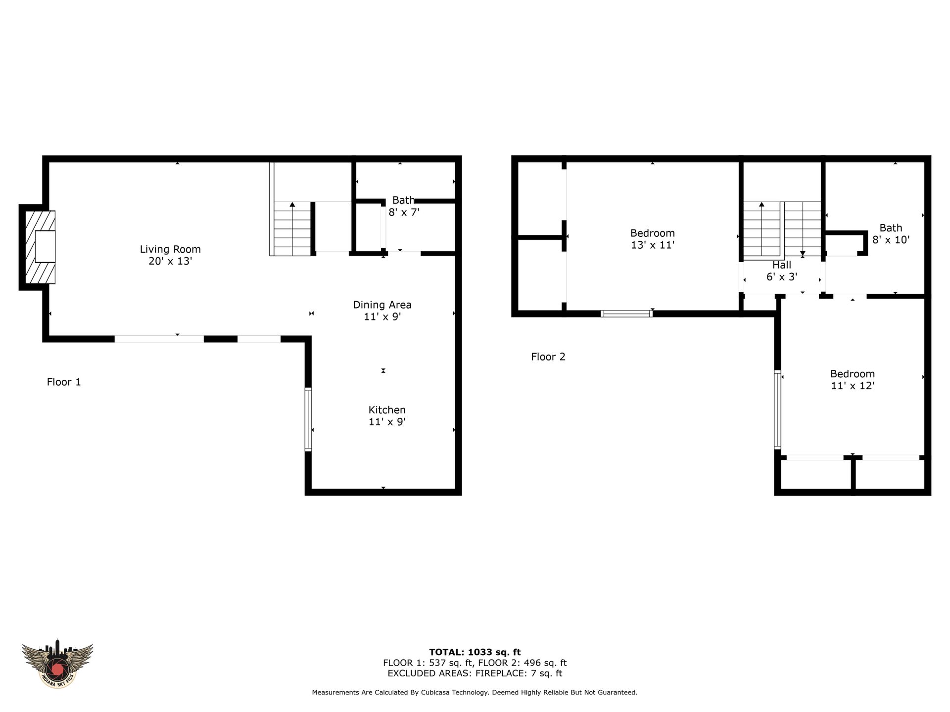 Spacious Rooms, fireplace and patio – 3905-3