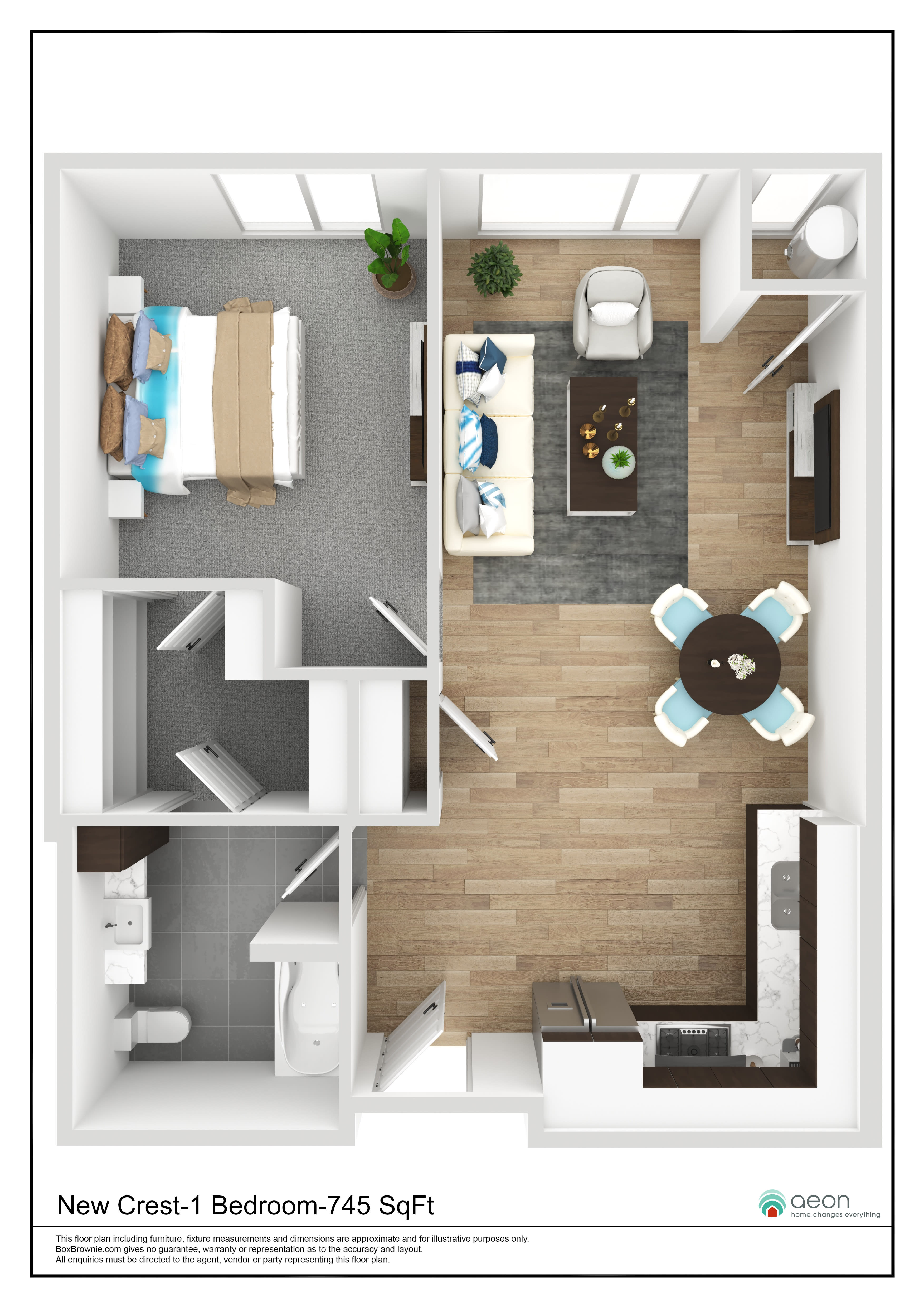 The Crest Apartments – 1 Bedroom, Income Restrictions