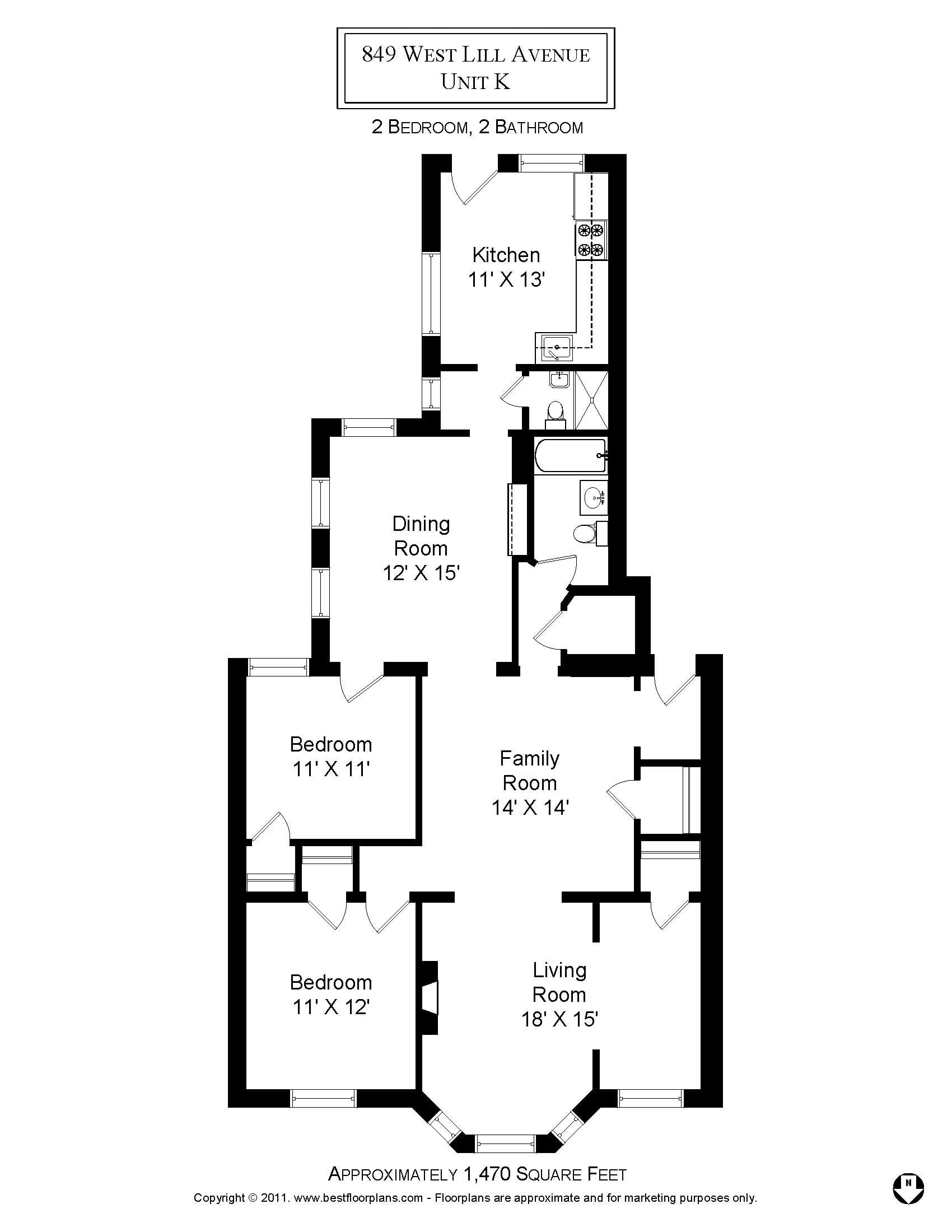 849-53 W Lill – 2 Bed 2 Bath