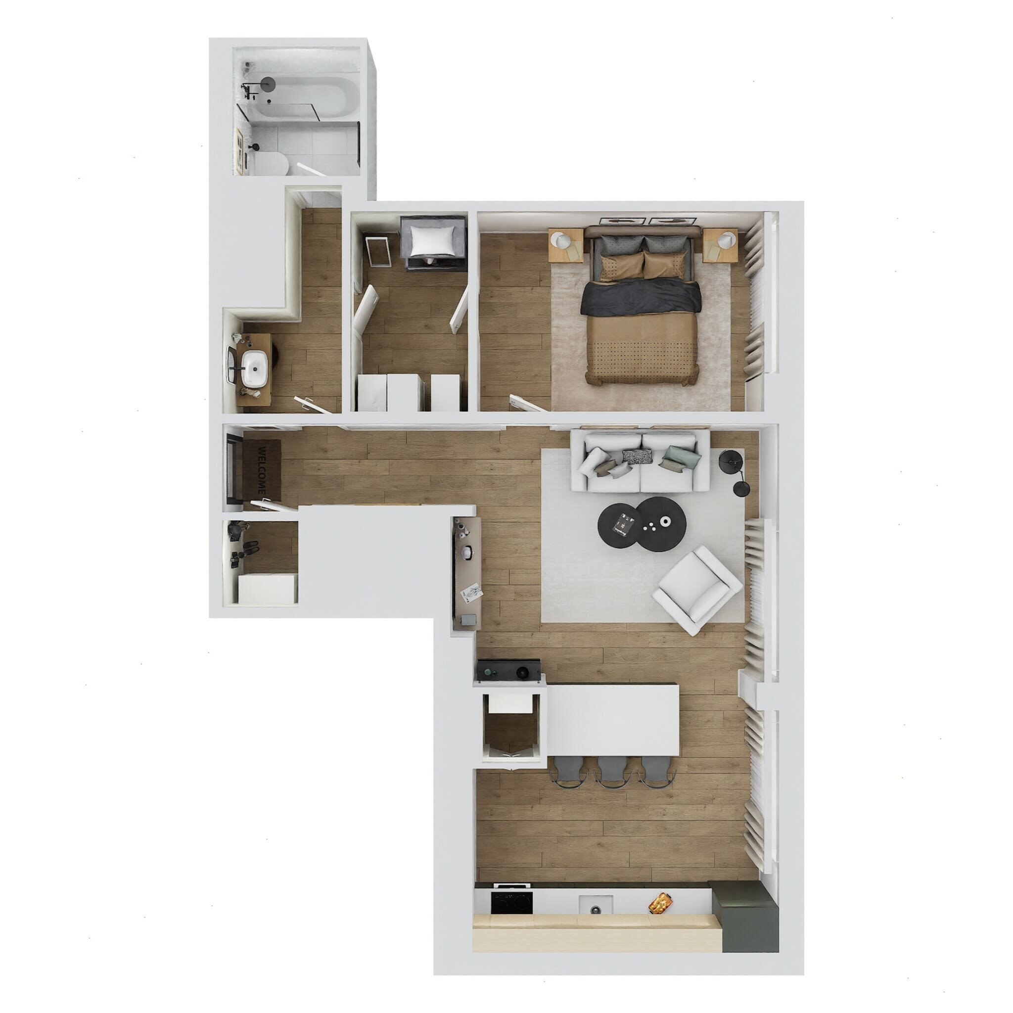 Hampshire Tower Apartments – 508