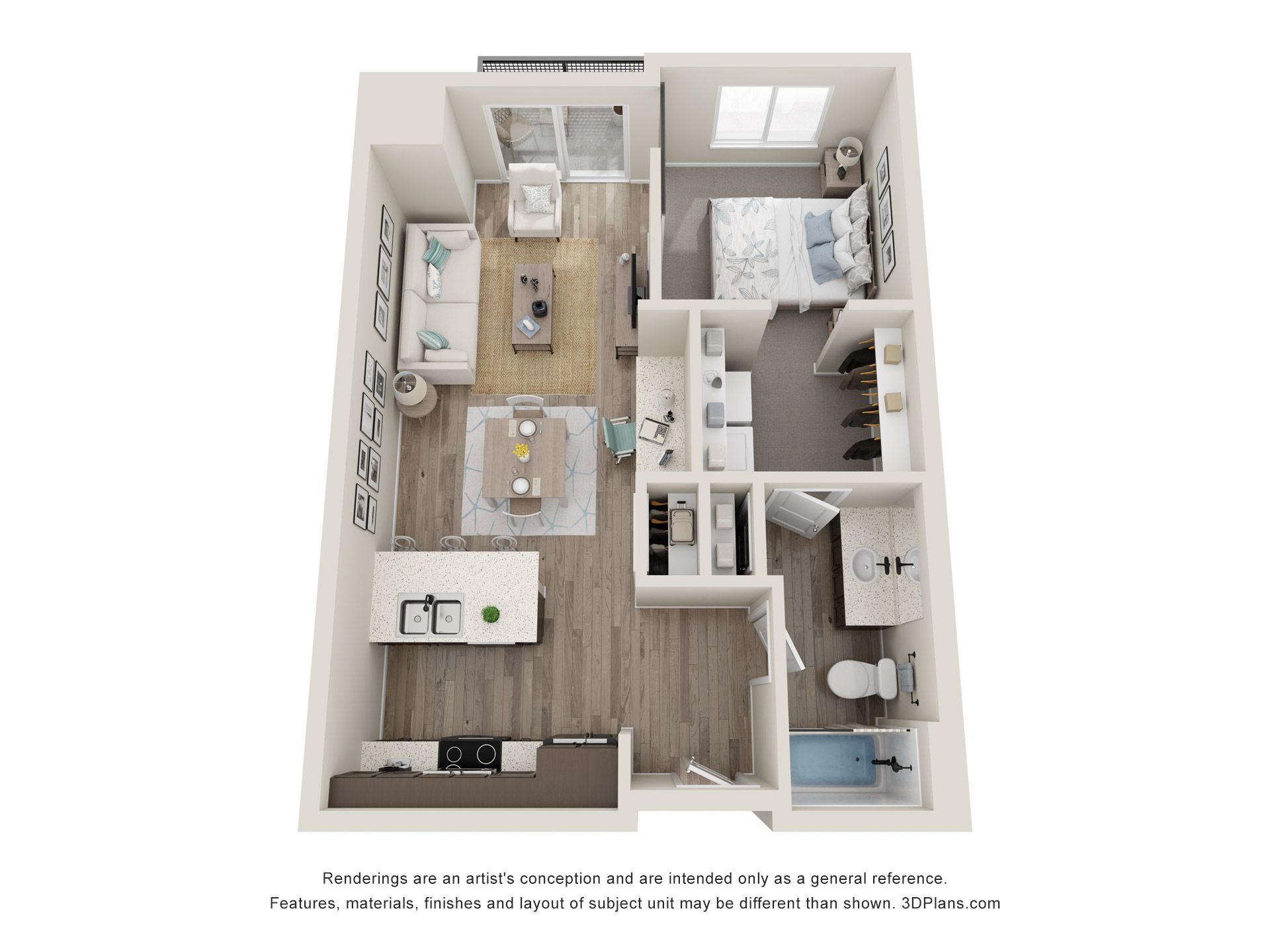 10Bedrock Apartments – 545A-107