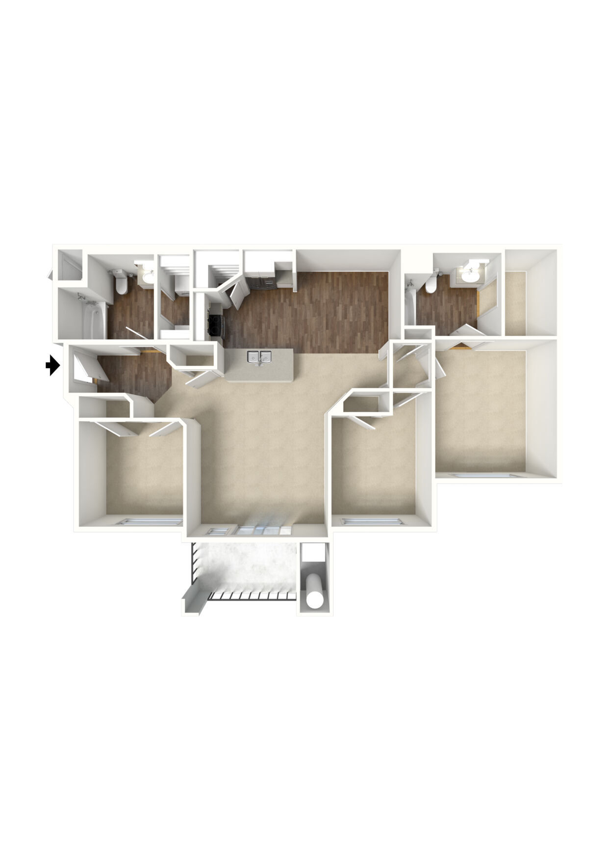 Steeplechase Apartments – I-303