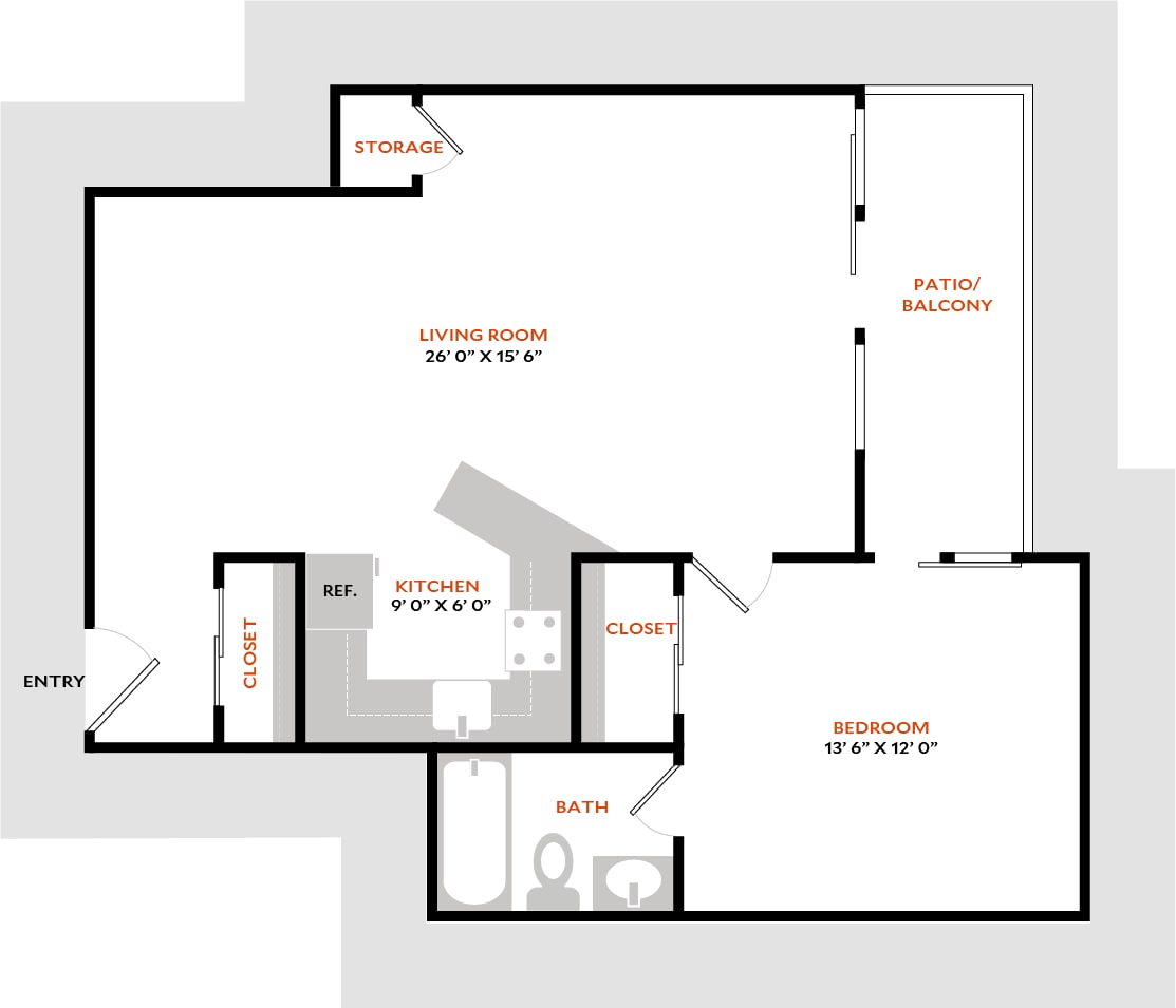 Crystal Springs Terrace – Plan 1B
