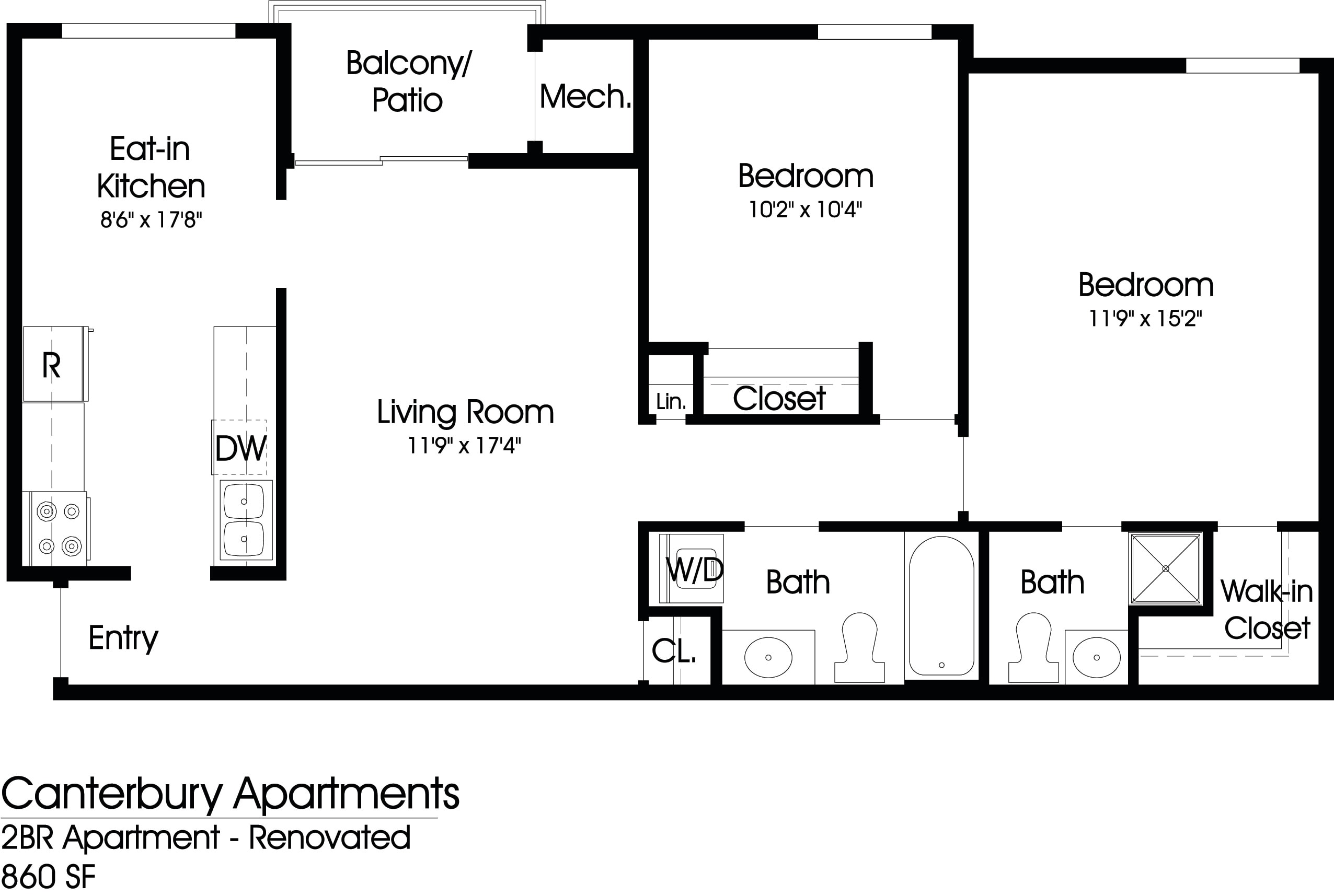 The Apartments at Canterbury – SP0-1D