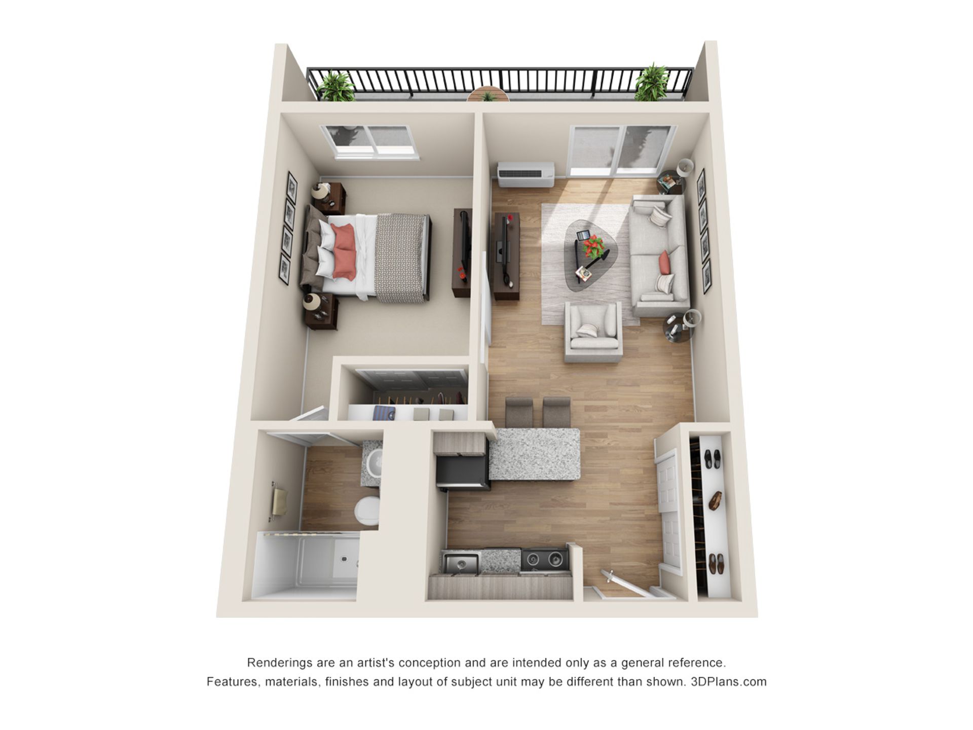 Center Square Apartments – B-501