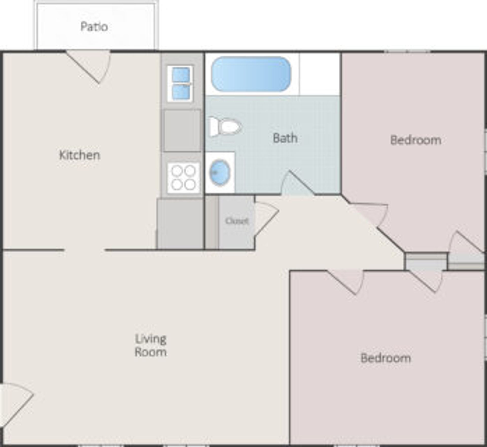 Bearfoot Landing Apartments – 2 beds, 1 bath, $1340