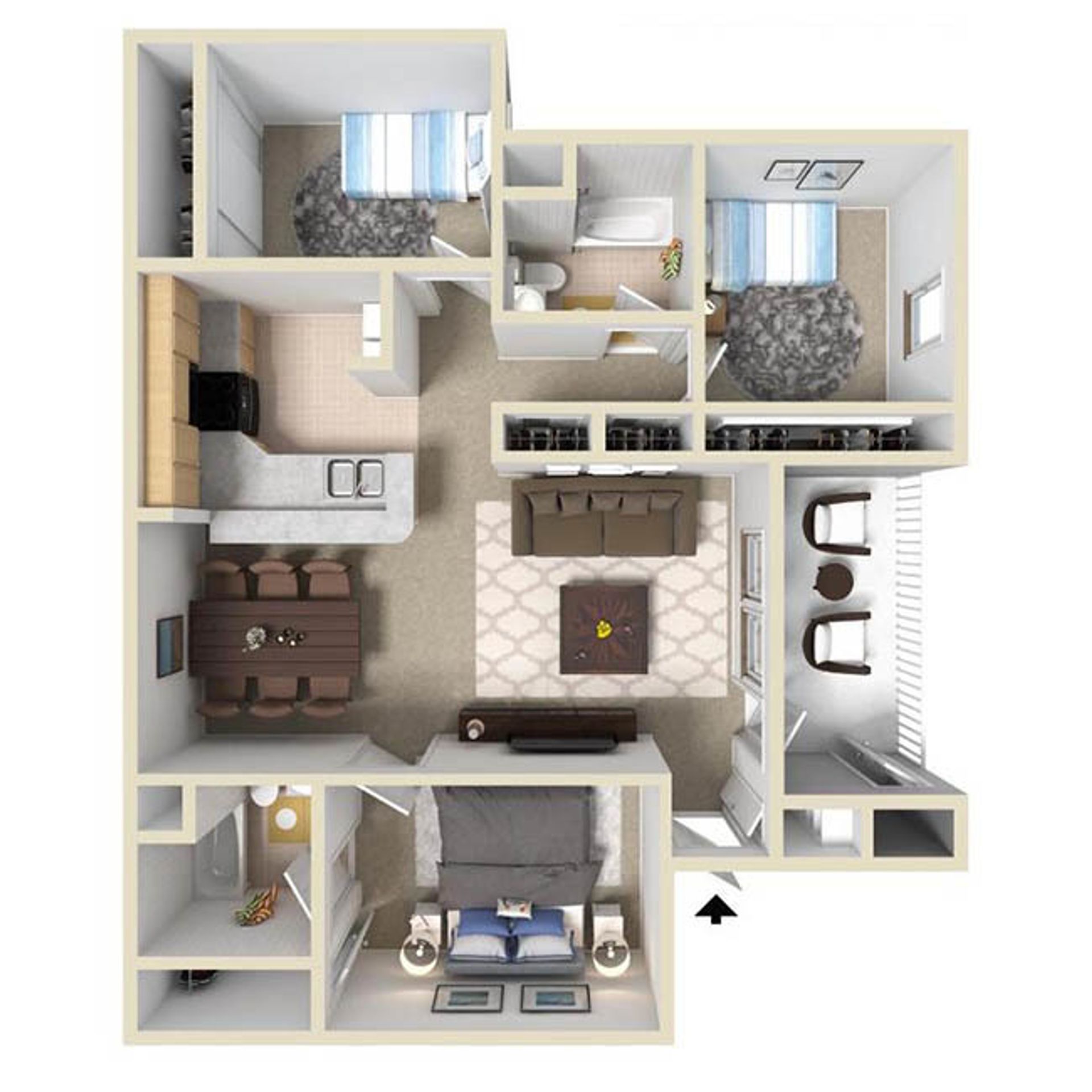 Ashbrook – 3 beds, 2 baths, $2050