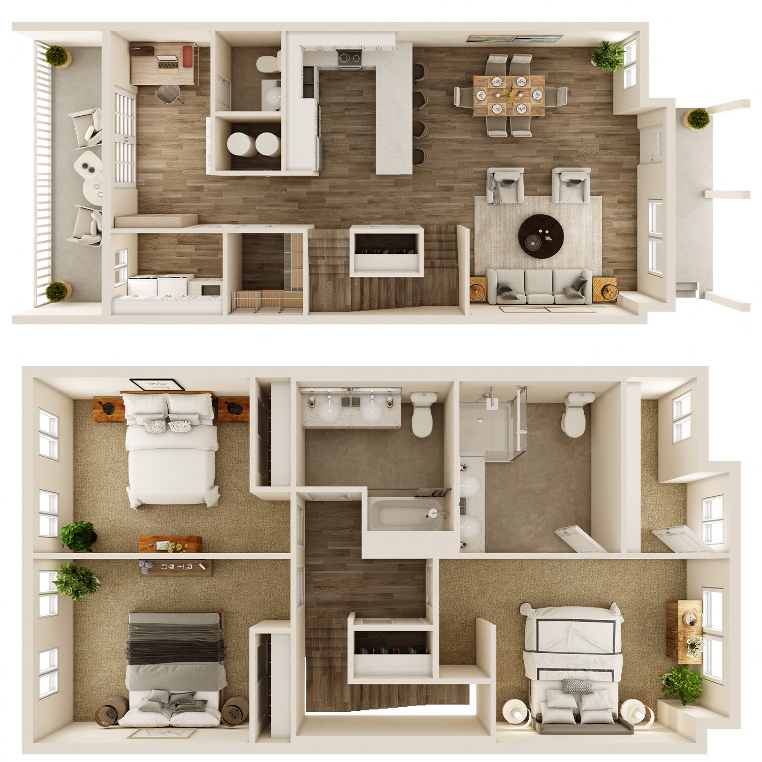 Hawthorne Row – 3 Bedroom, 2.5 Bathroom