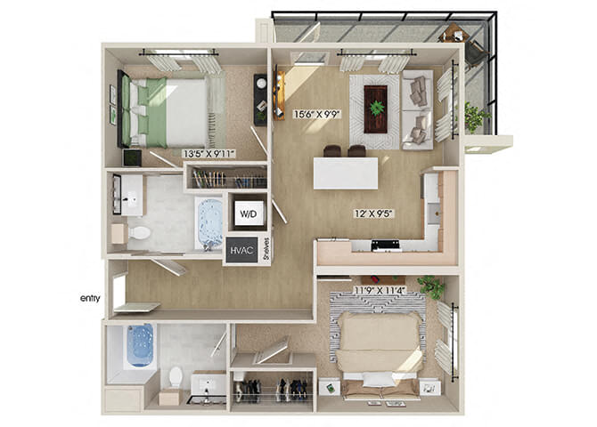 Rivair Apartment Homes – 102