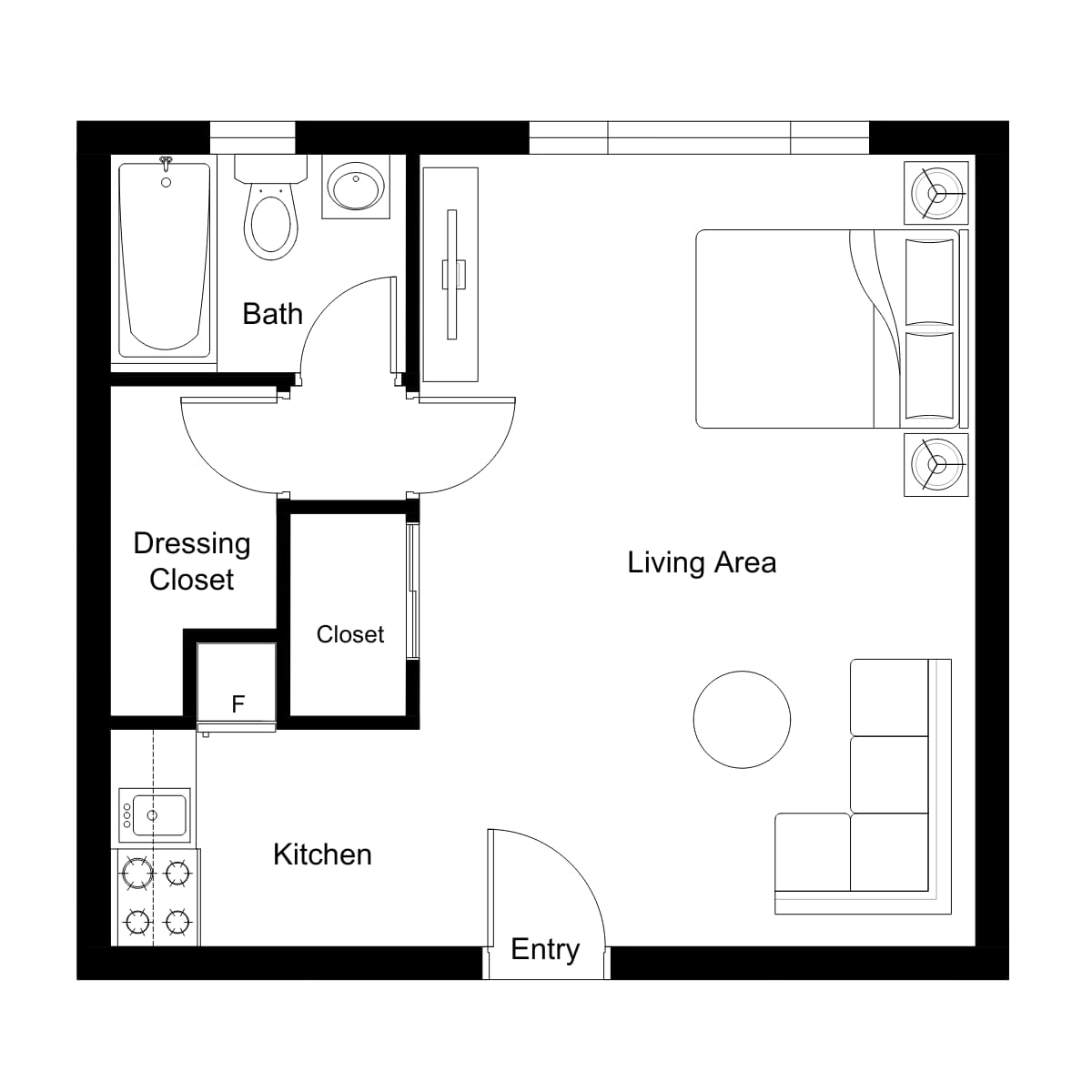 Glebe House Apartments – 05-B12