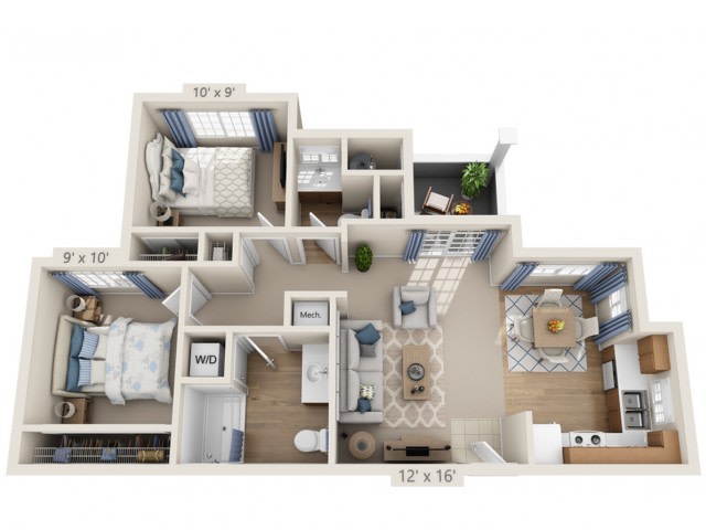 55+ Active Adult Apartment Homes – 2088
