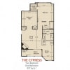 Floor plan: Cypress - Renovated