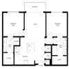 Floor plan: 2X2 DIAMOND
