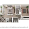 Floor plan: 1x1 LOFT