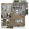 Floor plan: 1C